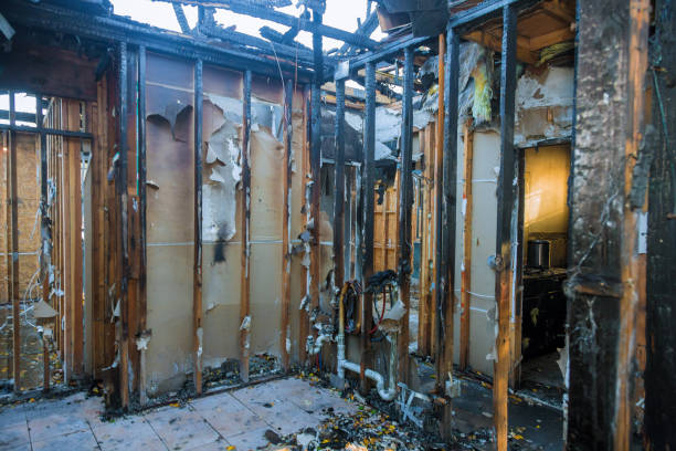 Professional Fire Damage Removal technician working in Columbia, PA